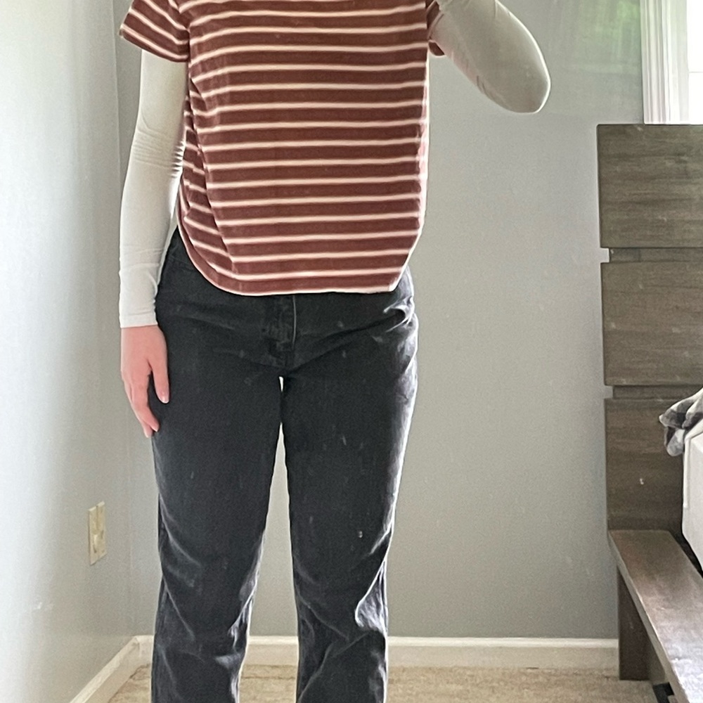 striped wild fable T-shirt size medium